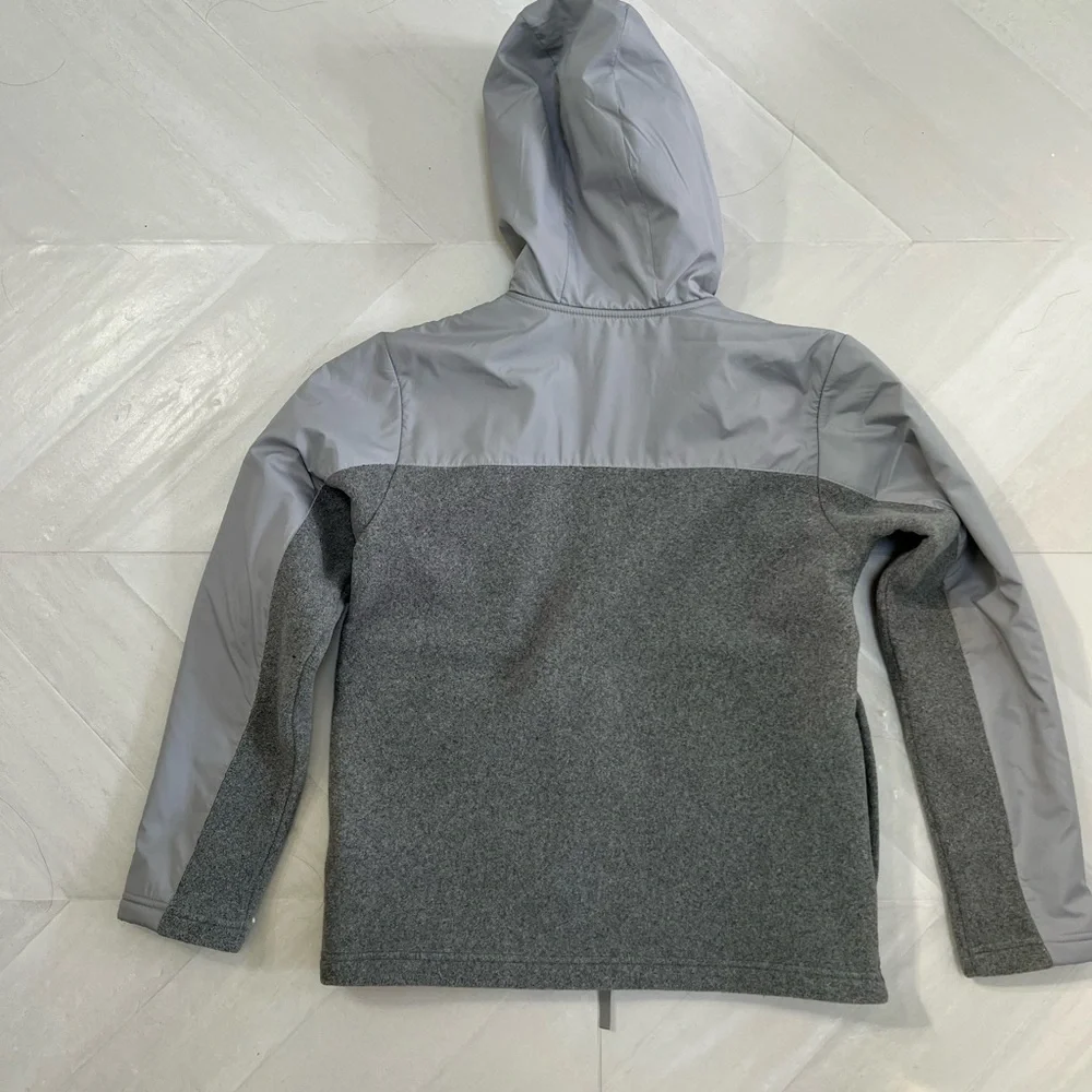 The North Face Kids Two-Tone Gray Hoodie Size large